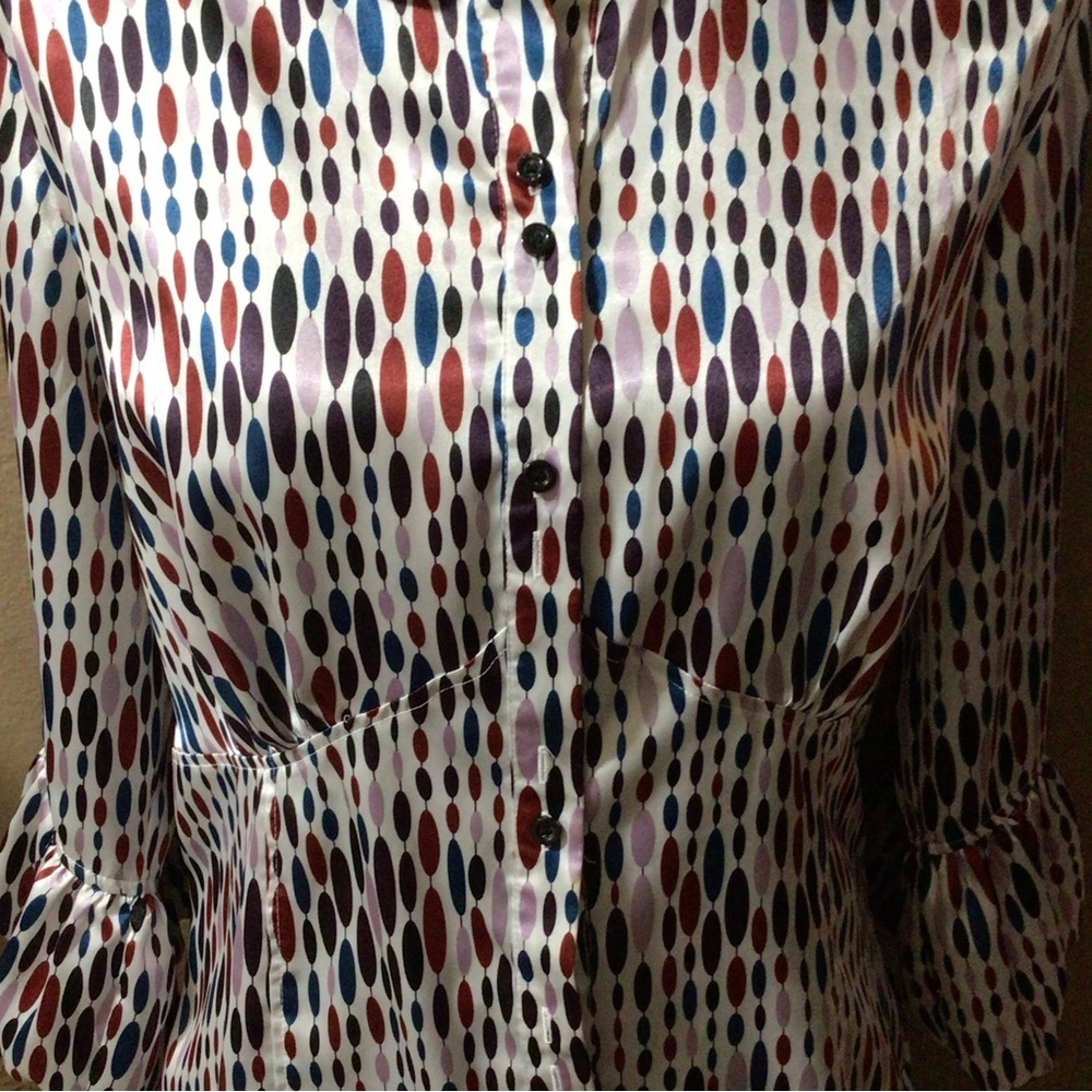 NEWT VIOLET AND CLAIR BLOUSE - Picture 11 of 15